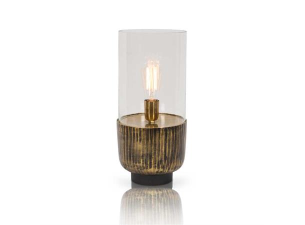 Lampefot med glass til Edison pære